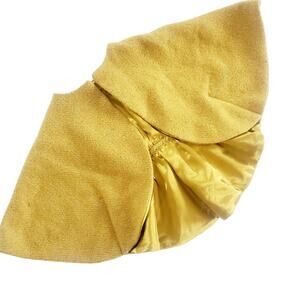 Adorable golden sparkly Osh Kosh wool poncho